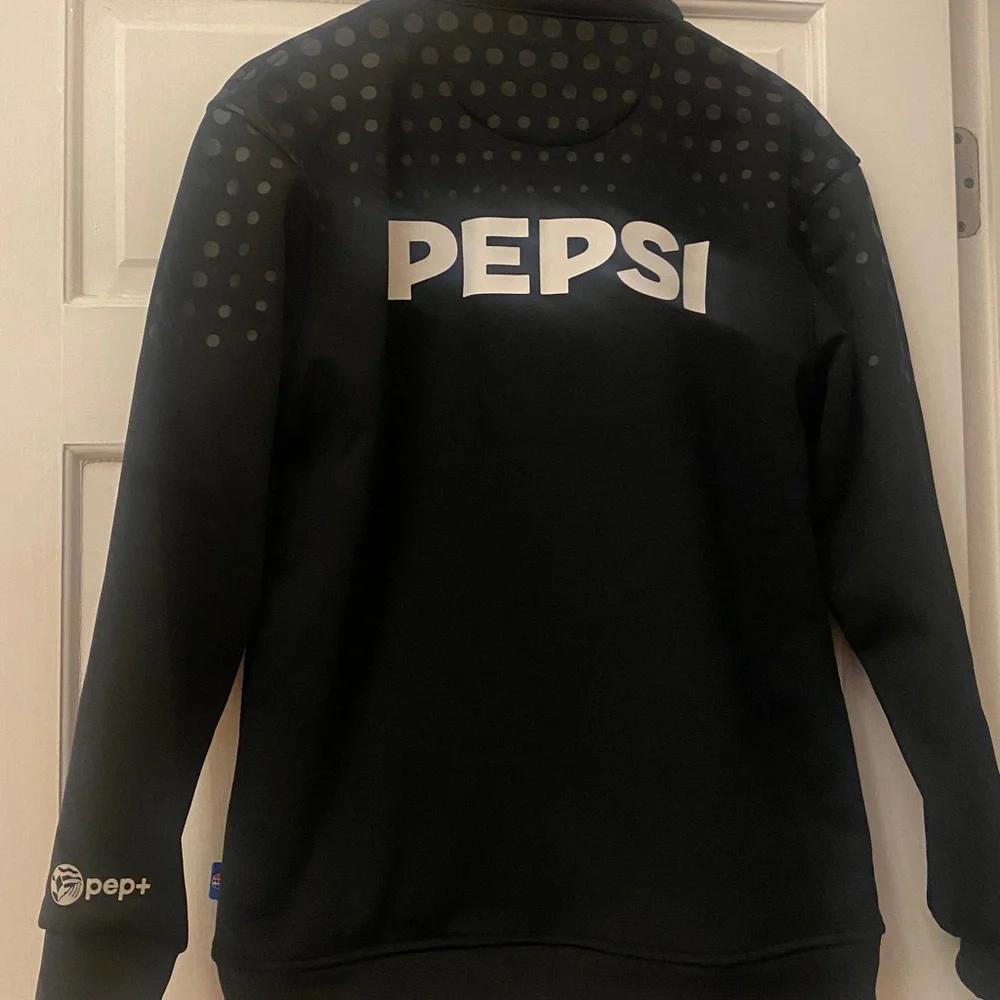 Pepsi Men's Black Zip-Up Sweater - Picture 4 of 4